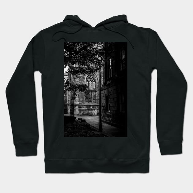 Side Street View Of Newcastle Cathedral Hoodie by axp7884